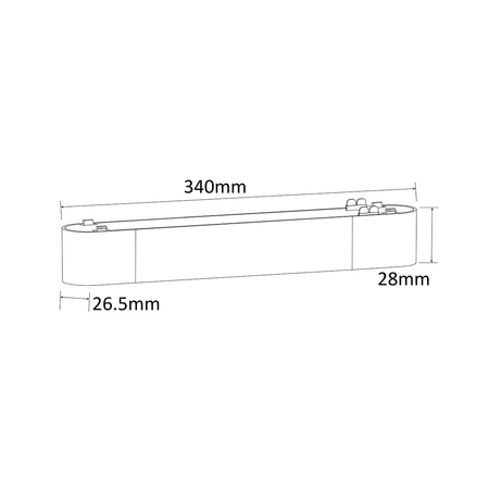 Light Prestige Zasilacz 100W Magnetic Slim biały LP-656-MAG SLIM 100W WH