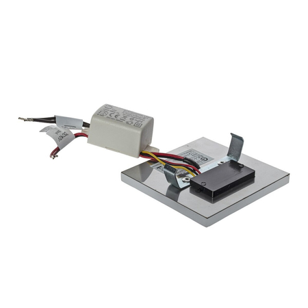 Eko-Light Oprawa schodowa LUMI Barwa Zimma 6500K 12V z czujnikiem ruchu EKS3058 BIAŁY / SREBRNY