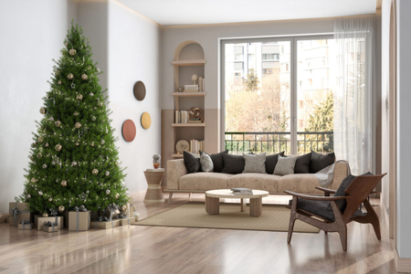 Kinkiet RING LED M Nowodvorski 10352 brąz