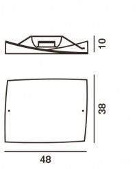Lampa sufitowa Foscarini 019008-10 Folio grande