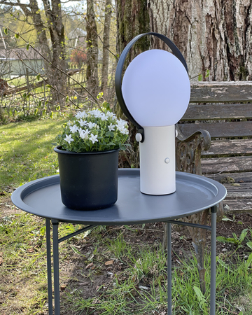 Lampa ogrodowa By Rydens Bari 4002640-5504 USB piaskowy beżowy