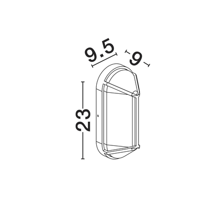 Kinkiet zewnętrzny Luces Exclusivas CASVELO LE75254 antracyt