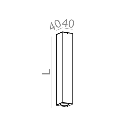 Lampa natynkowa AQForm Qupet Mini LED Surface Biały Struktura