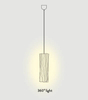 Lampa wisząca Slamp ACCORDÉON VERTICAL - PRISMA ACRSS00PRS01B00000EU przezroczysty