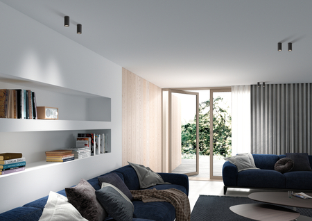 Oprawa natynkowa GALILEO L czarny mat 1xGU10 ø60x130mm