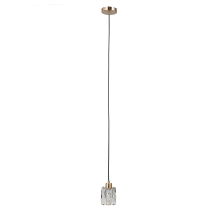 Lampa wisząca Italux Torno PND-40813-1-HBR Złoty