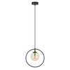 Lampa wisząca Kaja VENTA K-5476 czarny, bursztynowy