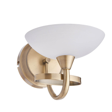 Kinkiet Endon Lighting Cagney CAGNEY-1WBAB mosiądz