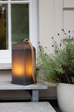 Latarnia LED Lampa zewnętrzna ogrodowa 2700K Biała ciepła 45cm czarny 42501W antracyt