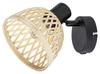 Oczko Rabalux Rattan 3133 czarny matowy