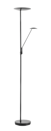 Lampa podłogowa DAPHNE czarny LED 33W+8W CCT 2700-4000K