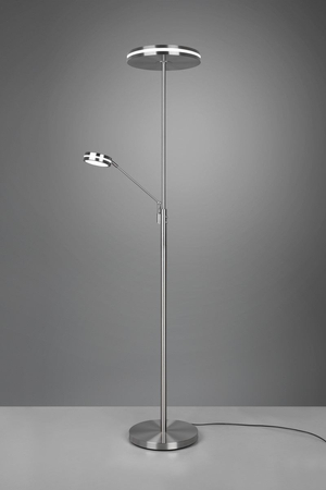 Lampa podłogowa Trio 426510207 srebrny