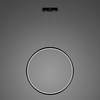 Nowoczesna lampa Ledowe Okręgi No.1 X 100cm czarna 4k Dali
