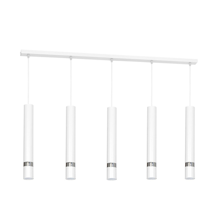 Milagro Lampa wisząca Joker Biały / Chrome 5xGU10 MLP1412 BIAŁY