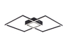 Lampa sufitowa Rabalux Sirius 5288 czarny matowy
