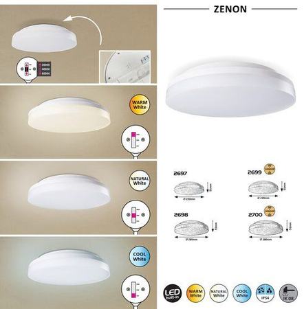 Lampa zewnętrzna Rabalux Zenon 2697 biały