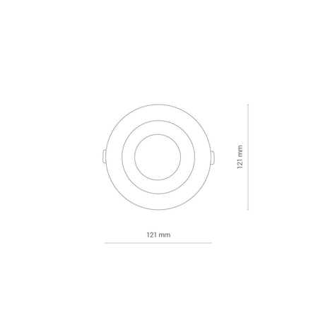 Oprawa wpuszczana CL KEA LED 20W Nowodvorski 8773 biały