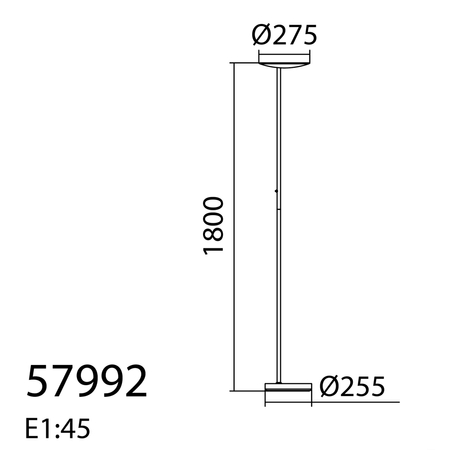 Lampa podłogowa DAPHNE S biały LED 33W CCT 2700-4000K
