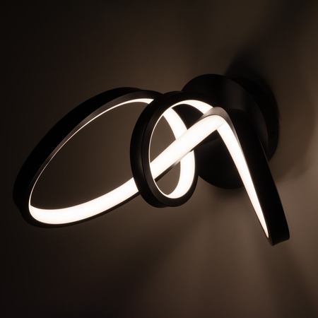 Milagro Kinkiet TESORO BLACK 15W LED ML1052 CZARNY