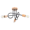 Sollux Lighting Żyrandol EMBER 3 czarny SL.1477