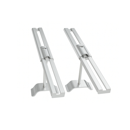 Alpina System Zestaw mocowań bocznych z aluminium Greenie – 2 szt.