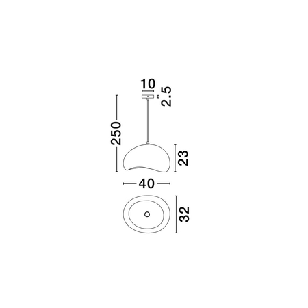Lampa wisząca Luces Exclusivas PALINZA LE45318 biały