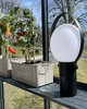 Lampa ogrodowa By Rydens Bari 4002640-4007 USB piaskowy czarny