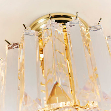 Endon Lighting Lampa sufitowa FARGO-BP mosiądz