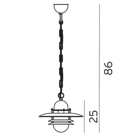 OSLO 240A BLACK E27 LED 9W