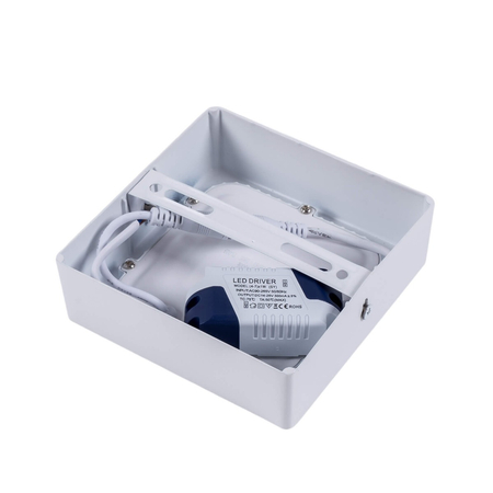 Plafon LED Greenie SOLID kwadratowy metalowy 120x120 5W NW