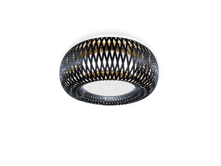 Lampa sufitowa Slamp KALATOS - BLACK/GOLD M KLTCM00BGD00000000EU czarny/złoty