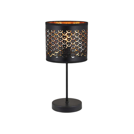 Milagro Lampka nocna MORGAN 1xE27 ML1802 CZARNY + ZŁOTY