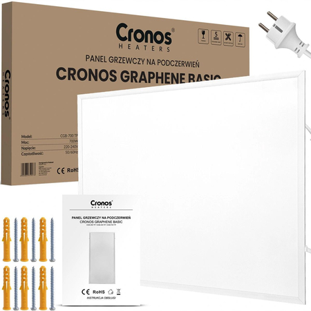 Panel grzewczy Cronos CGB-700TP GRAFEN Basic 700W