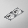 Lampa wpuszczana AQForm Squares 111 x 2 Trimless 230V Recessed Biały Struktura