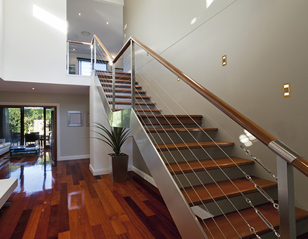 Oprawa schodowa led Skoff Duo Salsa Mosiądz Biała ciepła IP20