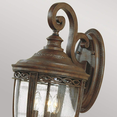 Lampa zewnętrzna Elstead Lighting English Bridle brąz FE-EB2-L-BRB
