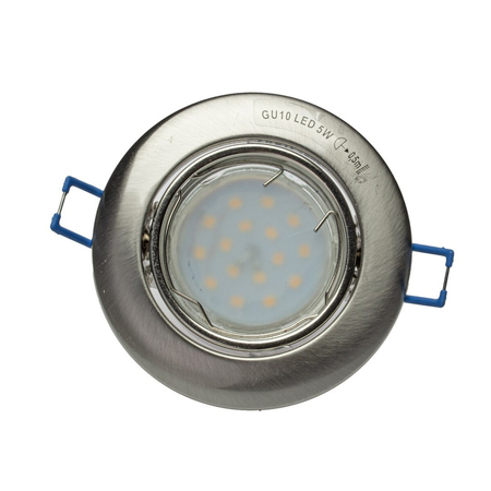 Eko-Light OCZKO OKRĄGŁE GU10 1X5W LED SATYNA EKZ2570