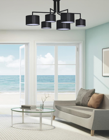 Lampa sufitowa SIMONE BLACK Kaja K-4321 czarny