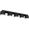 Milagro Lampa sufitowa DIXIE Black 5xGX53 MLP7547 CZARNY