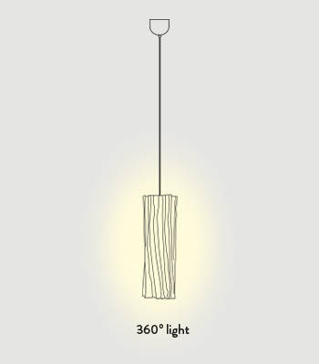 Lampa wisząca Slamp ACCORDÉON VERTICAL - PRISMA ACRSS00PRS01B00000EU przezroczysty