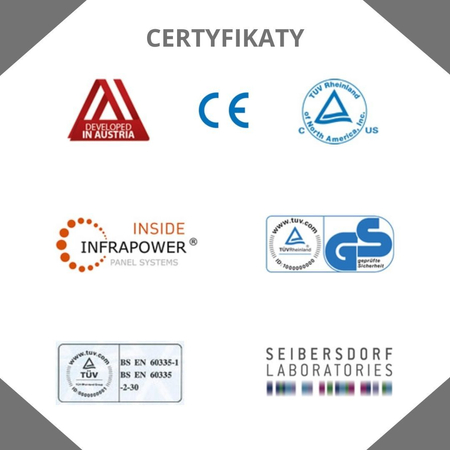 Panel grzewczy na podczerwień Greenie przemysłowy 3600W - 3,5m+