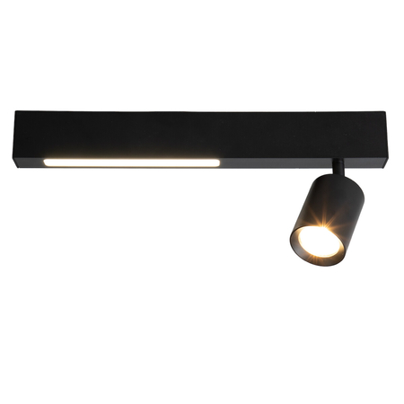 Milagro Lampa Sufitowa Magnet 5W+1xGU10 3000/4000K Czarny ML1130 BIAŁY