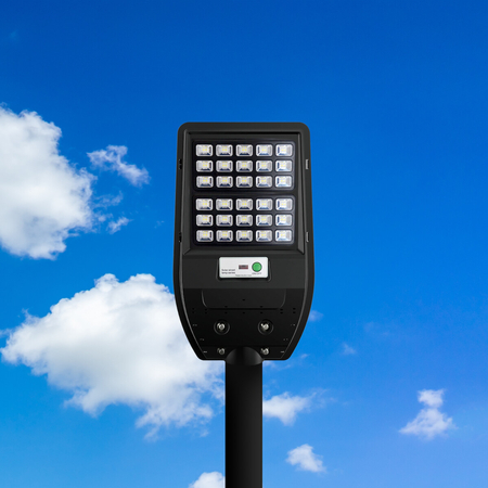 Eko-Light Latarnia Solarna Via 50W 500lm 6000K EKO9093 CZARNY