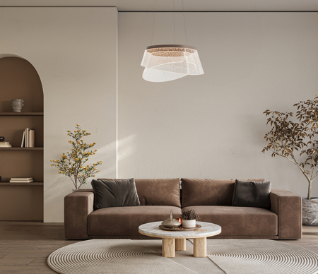 Lampa wisząca Italux PND-59178-47W-3K Brązowy