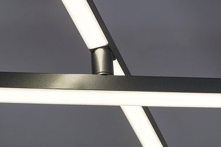 Lampa sufitowa Rabalux Negan 71020 srebrny