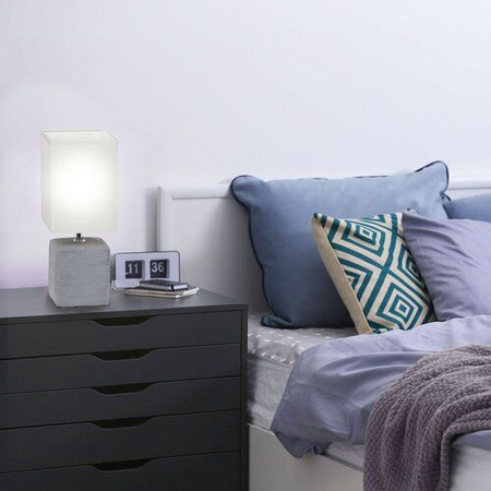 Lampa stołowa Rabalux Orlando 4458 popielaty