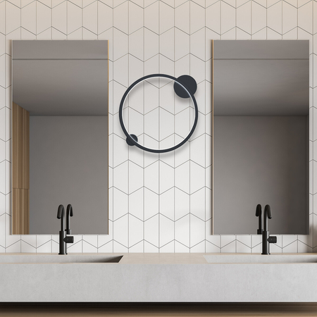 Milagro Lampa sufitowa Saturno Black 25W LED ML8858 CZARNY