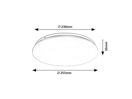 Lampa sufitowa Rabalux Vendel 71101 biały