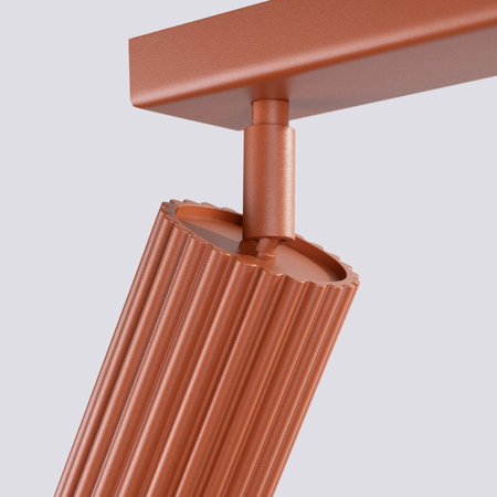 Sollux Lighting Plafon KARBON 6L ochra czerwona SL.1642