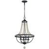Żyrandol Elstead Lighting Nori drewniany FE-NORI4-DWZ